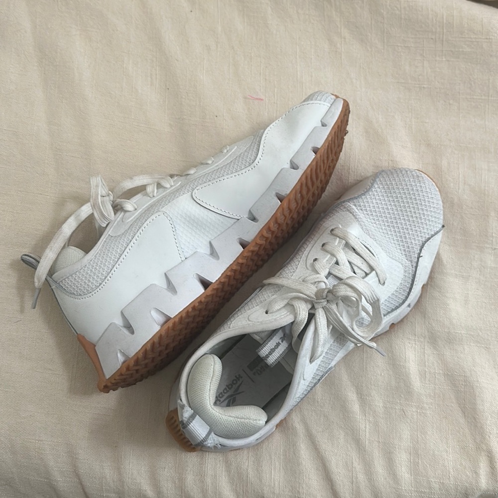 White sneakers
